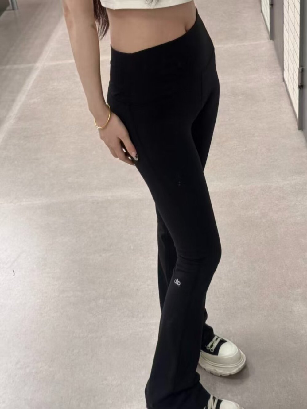 ALO Yoga😉Airbrush High-Waist Bootcut Legging Regular💓Flattering|Athleisure - Picture 9 of 9